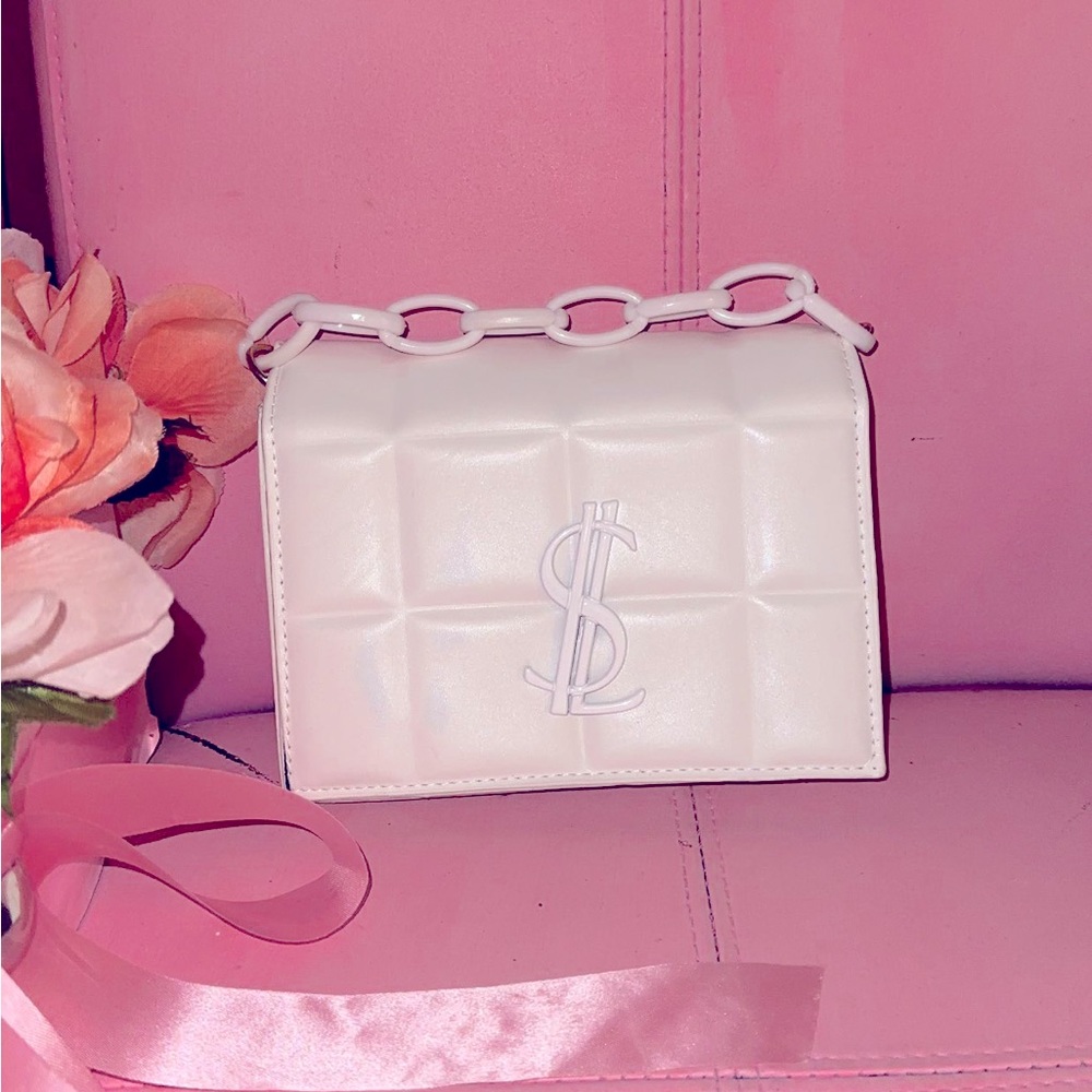 Hand bag for women’s white medium bag - Picture 2 of 3